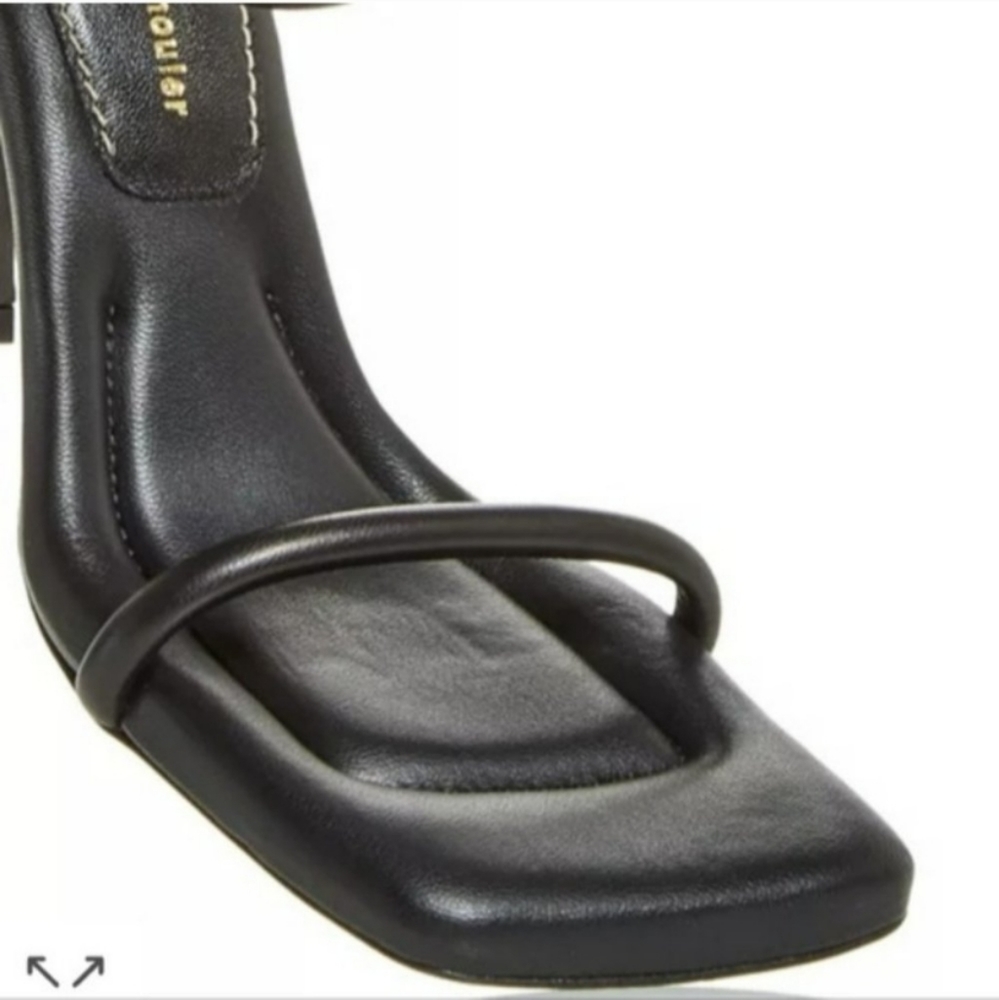 Proenza Schouler Square Toe High Heel Sandals Black 38.5 - Picture 5 of 9